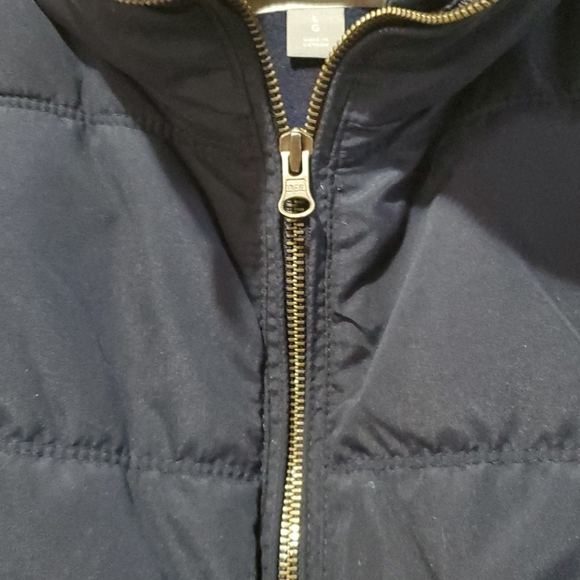 Old Navy Puffy Vest Navy Blue Large - Picture 3 of 9